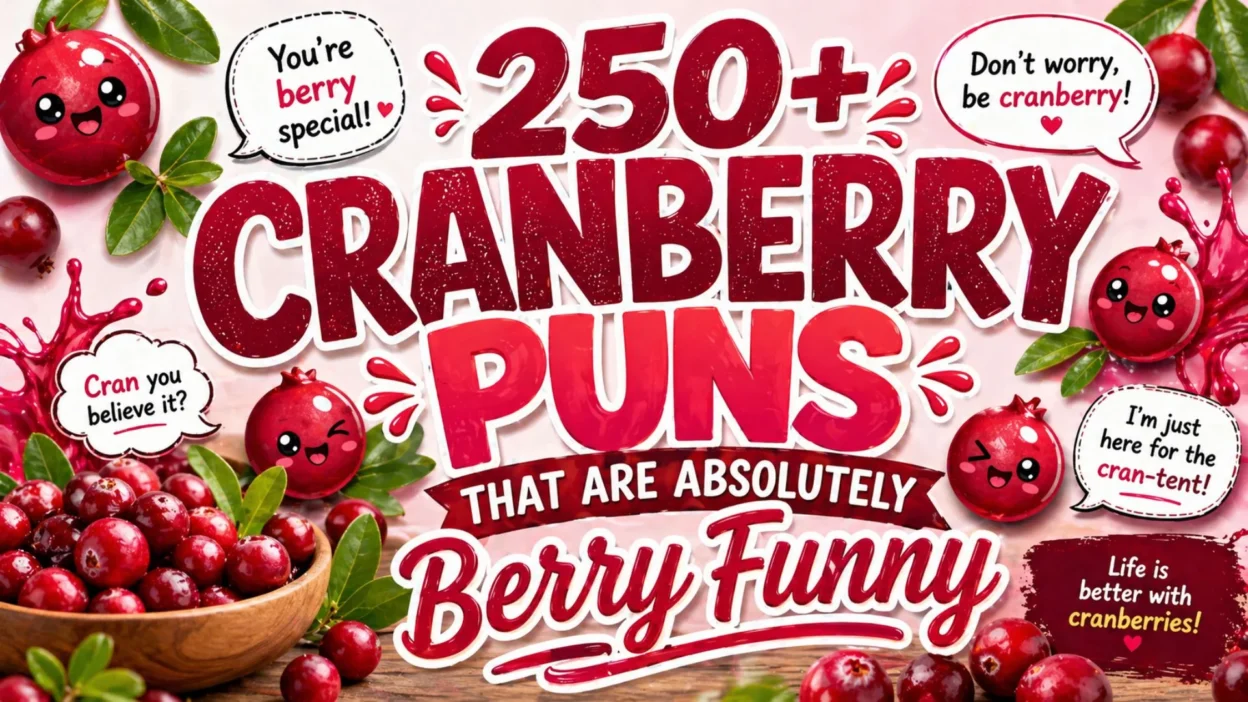 250+ Cranberry Puns That Are Absolutely Berry Funny