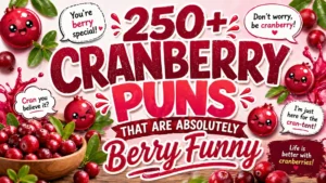 250+ Cranberry Puns That Are Absolutely Berry Funny