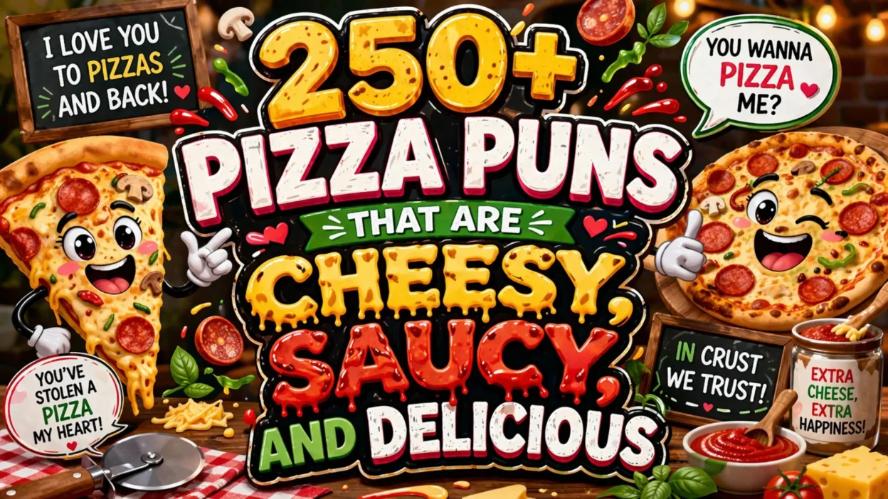 250+ Pizza Puns That Are Cheesy, Saucy, and Delicious 🍕