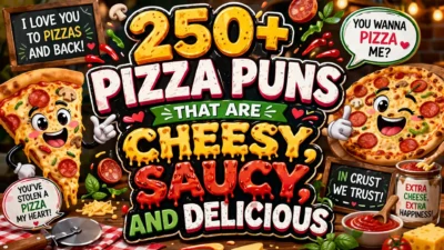 250+ Pizza Puns That Are Cheesy, Saucy, and Delicious 🍕