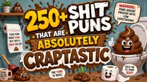 250+ Shit Puns That Are Absolutely Craptastic