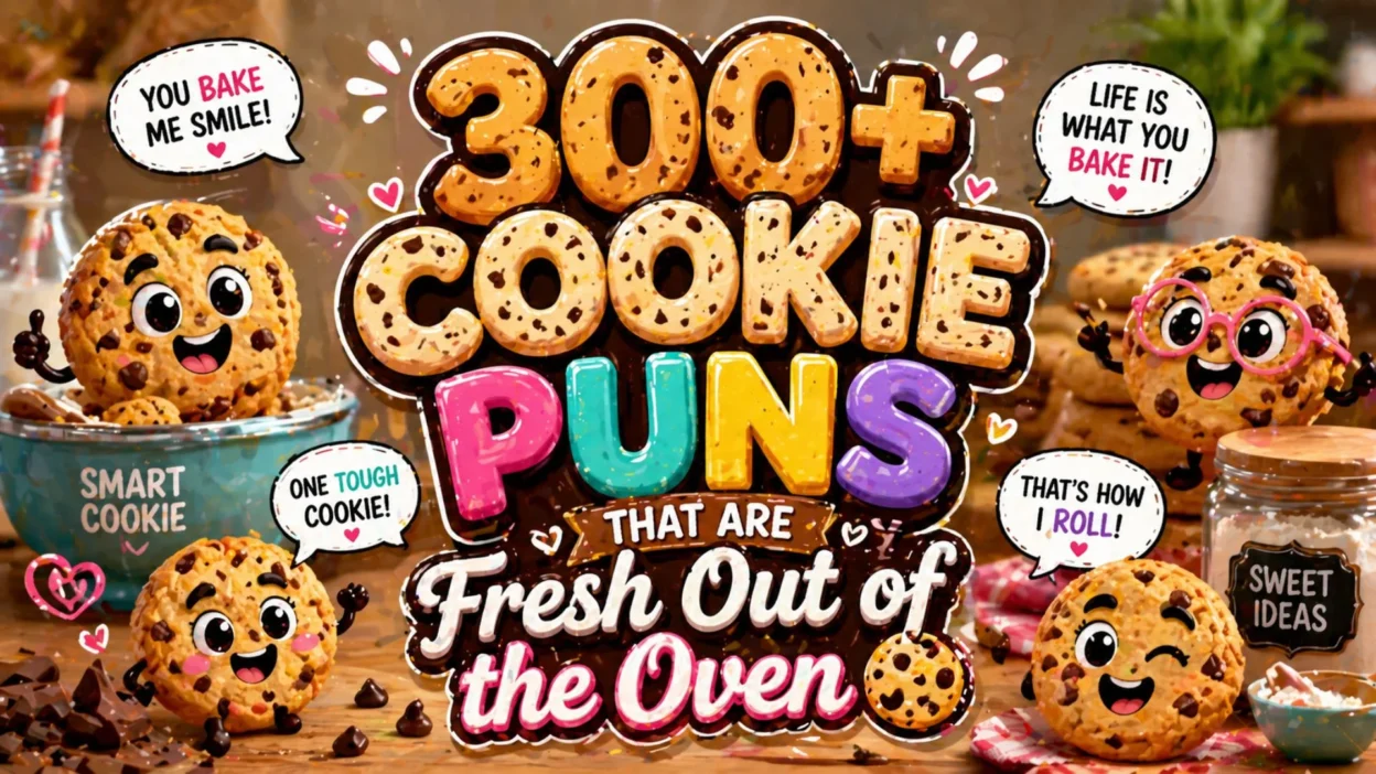 300+ Cookie Puns That Are Fresh Out of the Oven 🍪