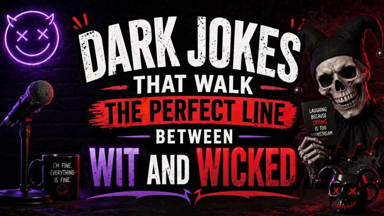 Dark Jokes That Walk the Perfect Line Between Wit and Wicked