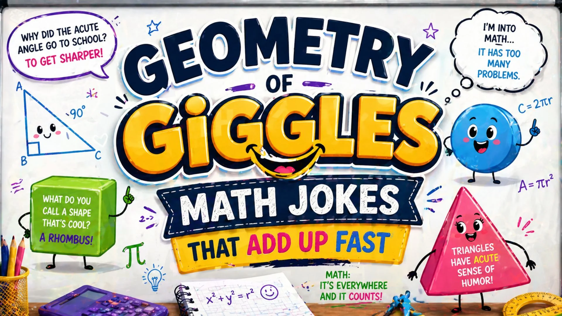 Geometry of Giggles: Math Jokes That Add Up Fast