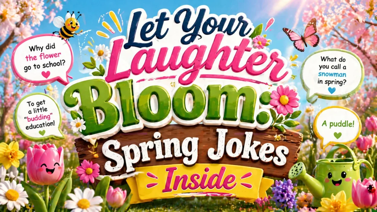 Let Your Laughter Bloom Spring Jokes Inside