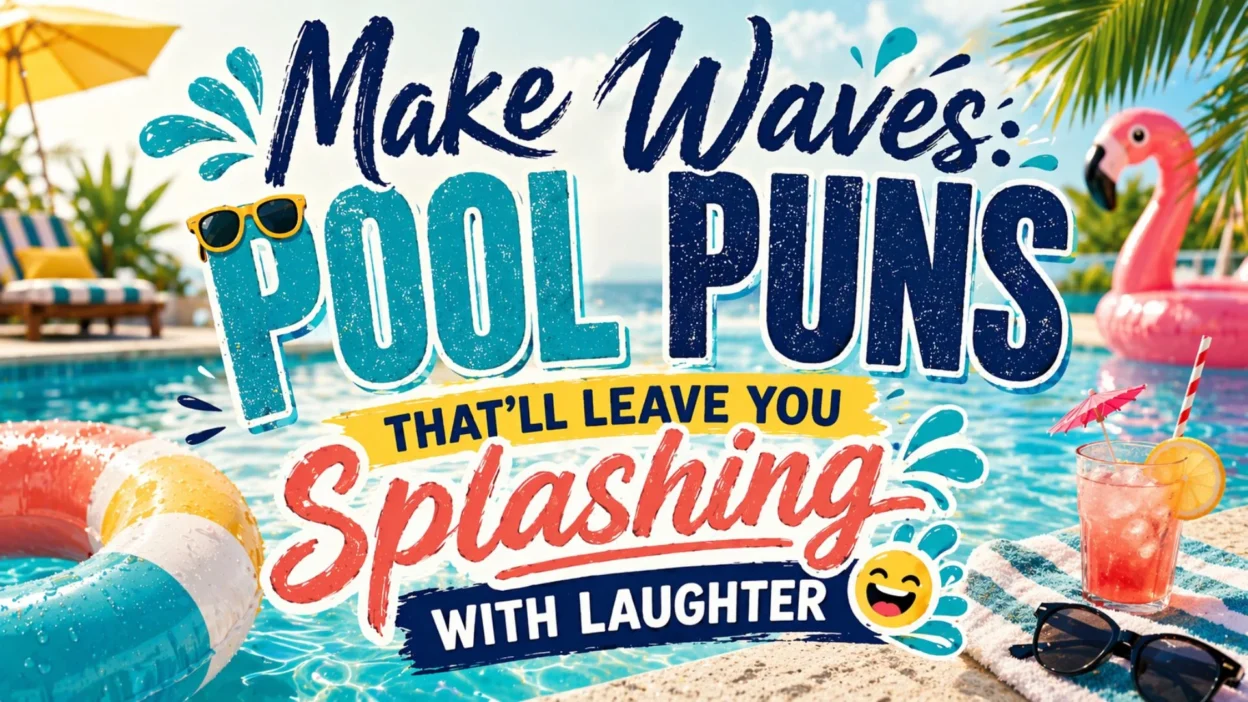 Make Waves Pool Puns That’ll Leave You Splashing with Laughter