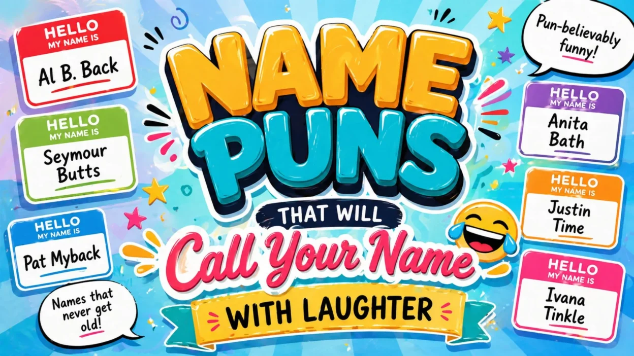 Name Puns That Will Call Your Name With Laughter