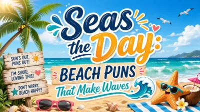 Seas the Day Beach Puns That Make Waves 🌊 (1)