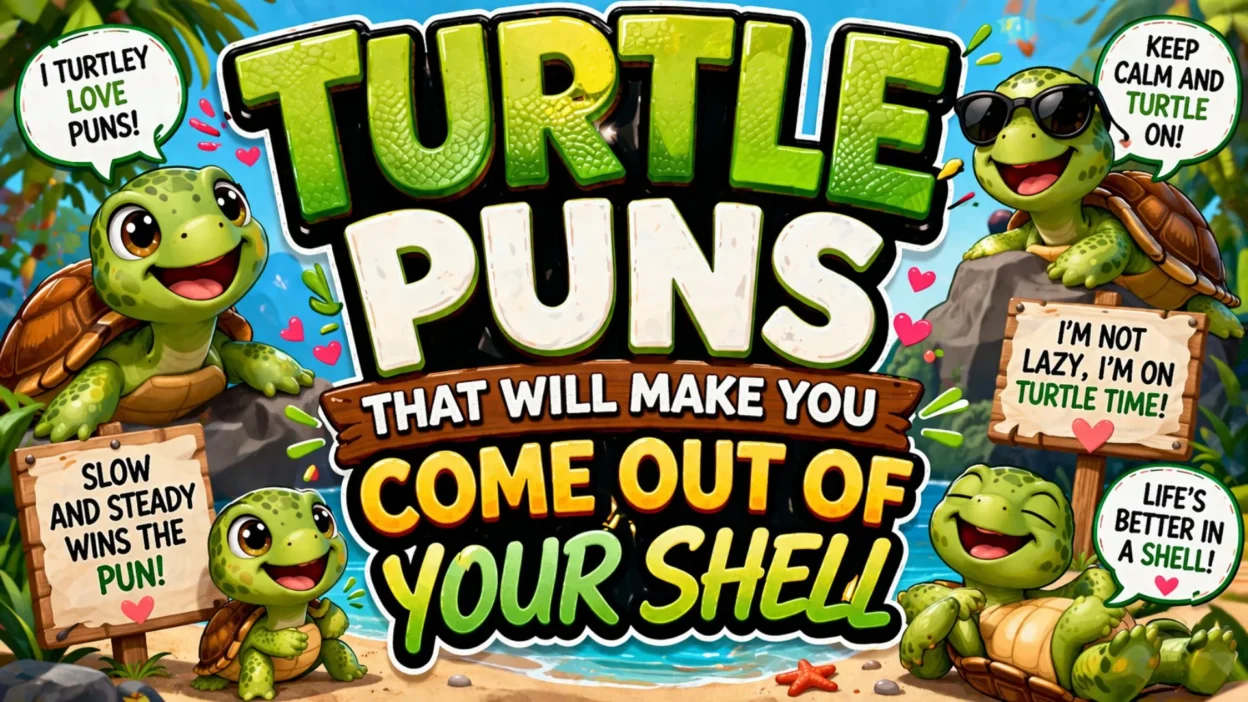 Turtle Puns That Will Make You Come Out of Your Shell
