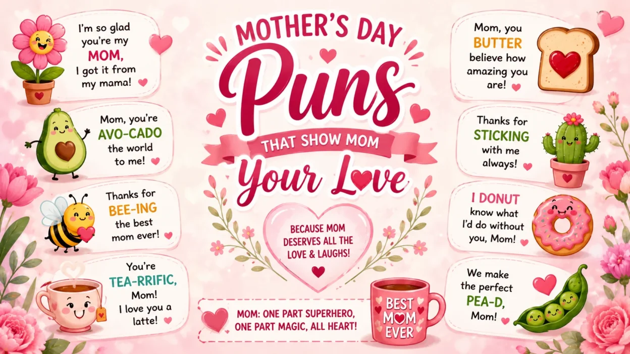 Mothers Day Puns That Show Mom Your Love