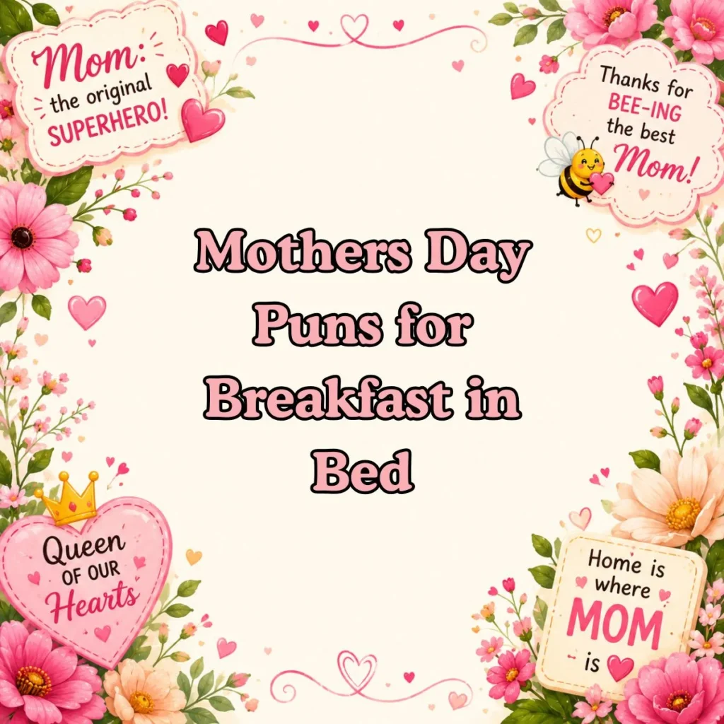 Mothers Day Puns for Breakfast in Bed
