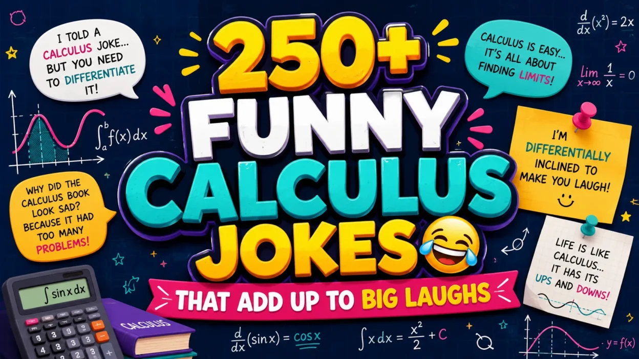 250+ Funny Calculus Jokes That Add Up to Big Laughs 😂