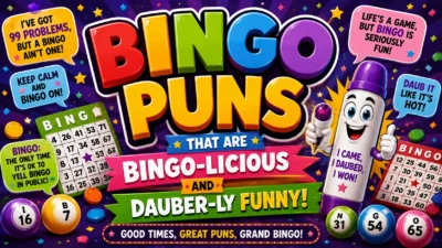 Bingo Puns That Are Bingo-licious and Dauber-ly Funny