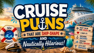 Cruise Puns That Are Ship-shape and Nautically Hilarious