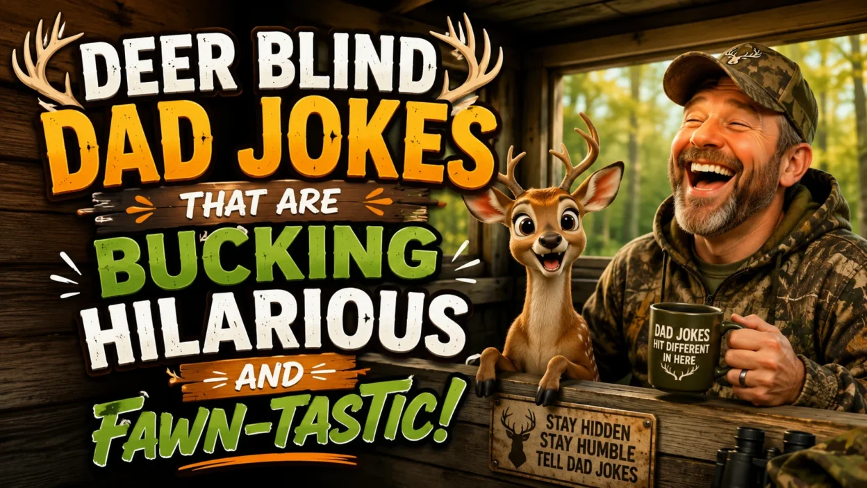 Deer Blind Dad Jokes That Are Bucking Hilarious and Fawn-tastic
