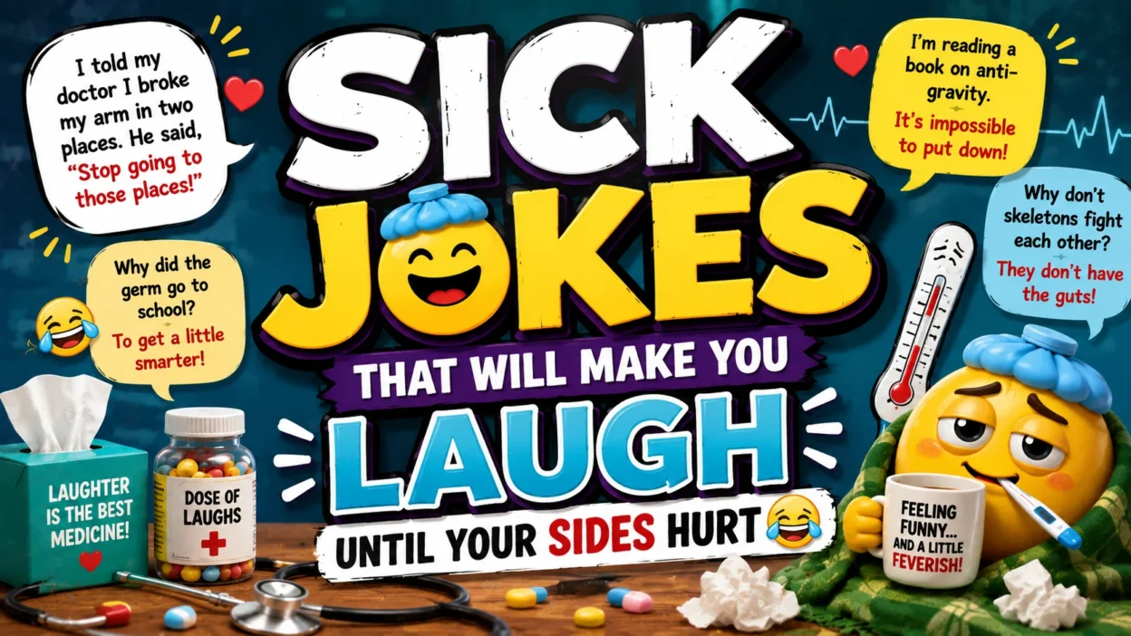 Sick Jokes That Will Make You Laugh Until Your Sides Hurt 🤣