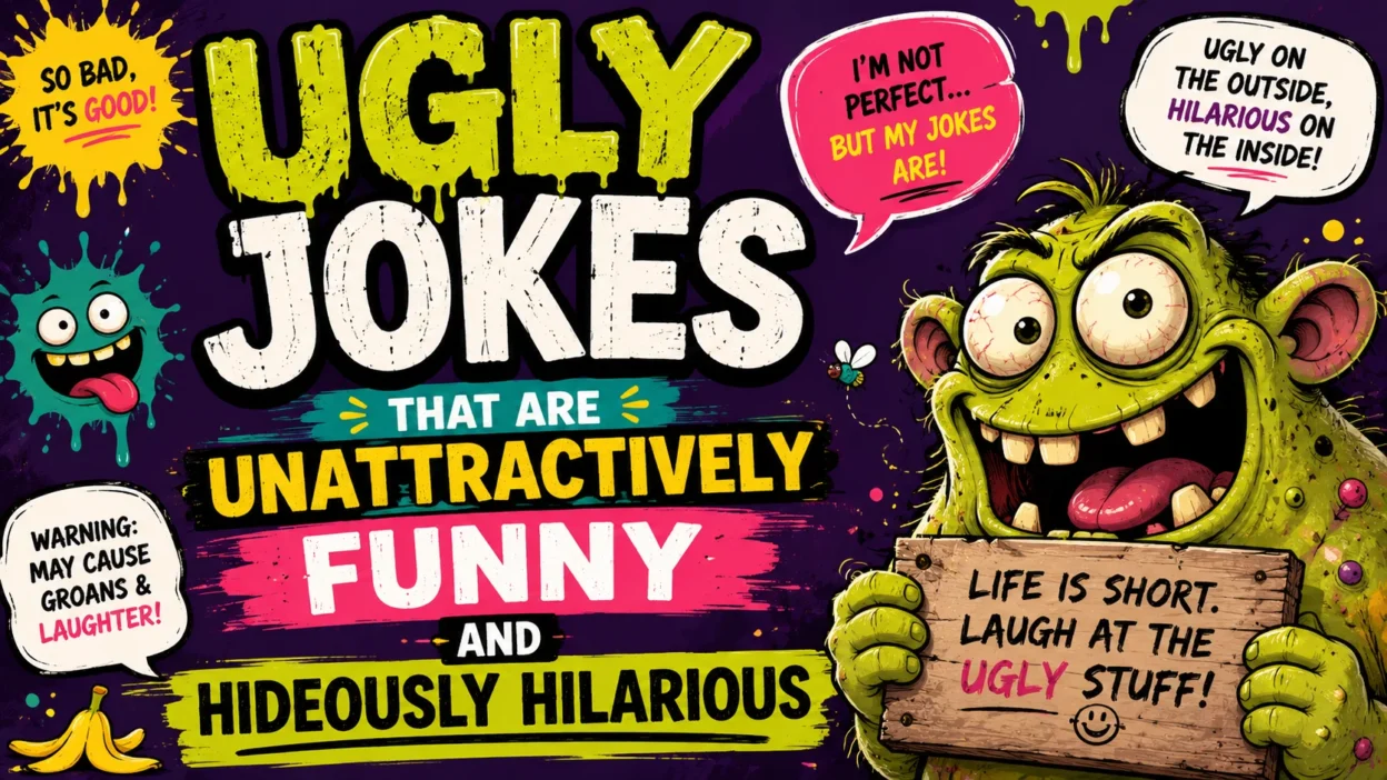 Ugly Jokes That Are Unattractively Funny and Hideously Hilarious