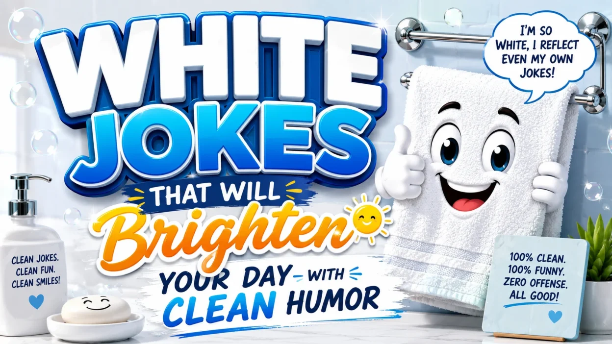 White Jokes That Will Brighten Your Day with Clean Humor