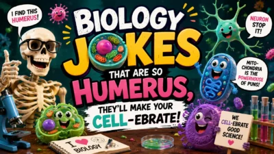 Biology Jokes That Are So Humerus, They'll Make Your Cell-ebrate