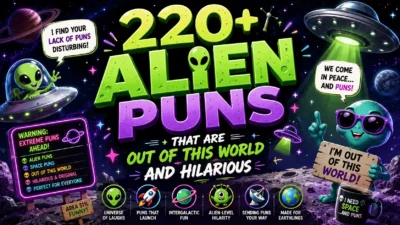 220+ Alien Puns That Are Out of This World and Hilarious