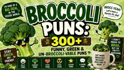 Broccoli Puns 300+ Funny, Green & Un-Broccoli-vable Puns 🥦
