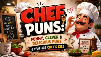 Chef Puns Funny, Clever & Delicious Puns That Are Chef’s Kiss