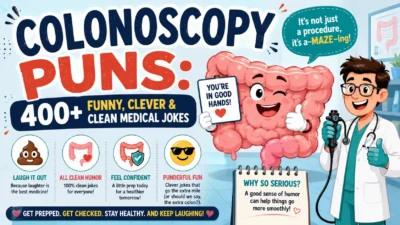 Colonoscopy Puns 400+ Funny, Clever & Clean Medical Jokes