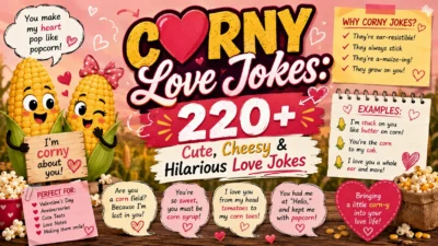 Corny Love Jokes 220+ Cute, Cheesy & Hilarious Love Jokes