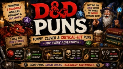 D&D Puns Funny, Clever & Critical-Hit Puns for Every Adventurer