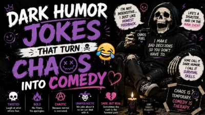 Dark Humor Jokes That Turn Chaos Into Comedy 🖤😂