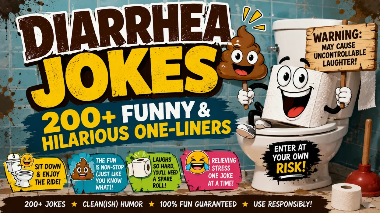 Diarrhea Jokes 200+ Funny & Hilarious One-Liners 💩