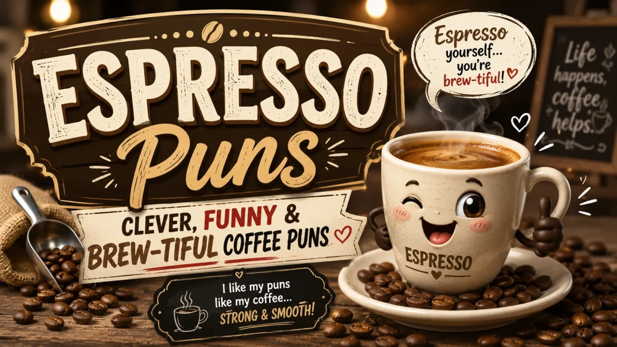 Espresso Puns Clever, Funny & Brew-tiful Coffee Puns ☕😂