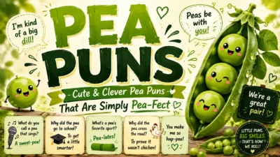 Pea Puns Cute & Clever Pea Puns That Are Simply Pea-Fect