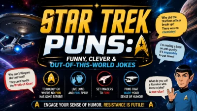 Star Trek Puns Funny, Clever & Out-of-This-World Jokes