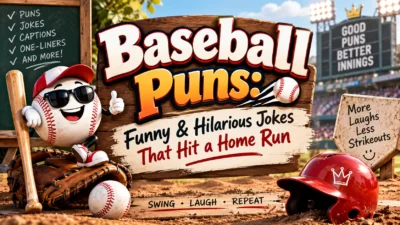 Baseball Puns Funny & Hilarious Jokes That Hit a Home Run