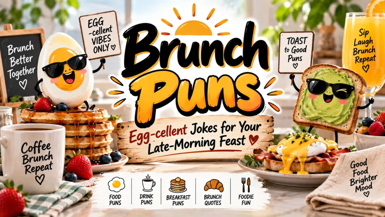 Brunch Puns Egg-cellent Jokes for Your Late-Morning Feast