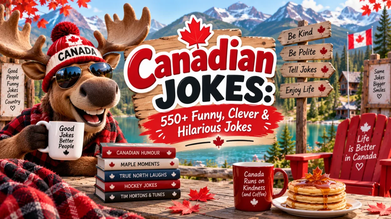 Canadian Jokes 550+ Funny, Clever & Hilarious Jokes 🍁