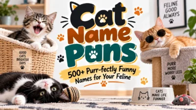 Cat Name Puns 500+ Purr-fectly Funny Names for Your Feline