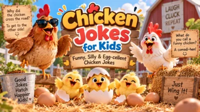 Chicken Jokes for Kids Funny, Silly & Egg-cellent Chicken Jokes