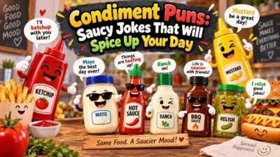 Condiment Puns Saucy Jokes That Will Spice Up Your Day