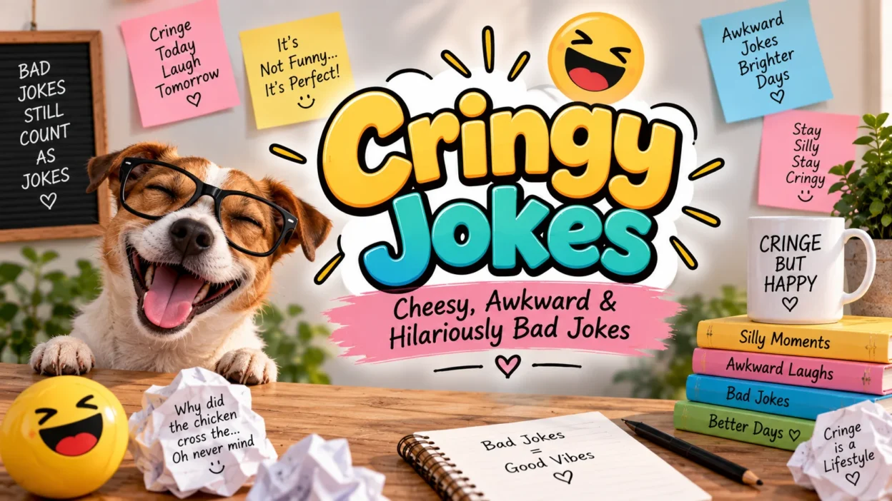 Cringy Jokes Cheesy, Awkward & Hilariously Bad Jokes