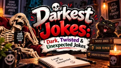 Darkest Jokes: Dark, Twisted & Unexpected Jokes 🖤