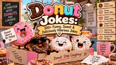 Donut Jokes 200+ Funny, Sweet & Deliciously Hilarious Jokes