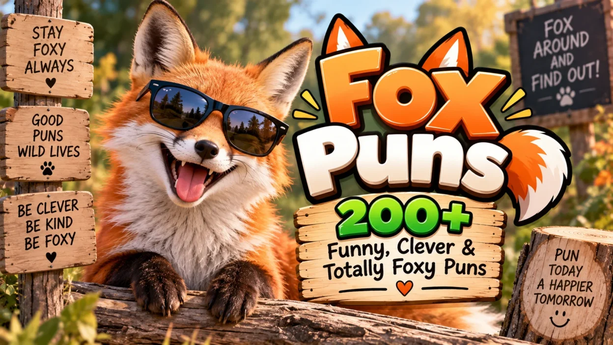 Fox Puns 200+ Funny, Clever & Totally Foxy Puns 🦊