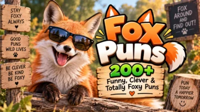 Fox Puns 200+ Funny, Clever & Totally Foxy Puns 🦊