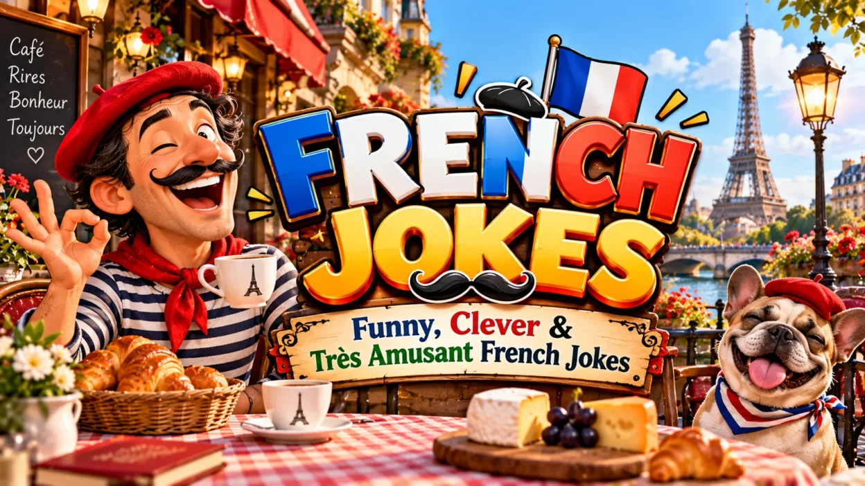 French Jokes Funny, Clever & Très Amusant French Jokes 🇫🇷