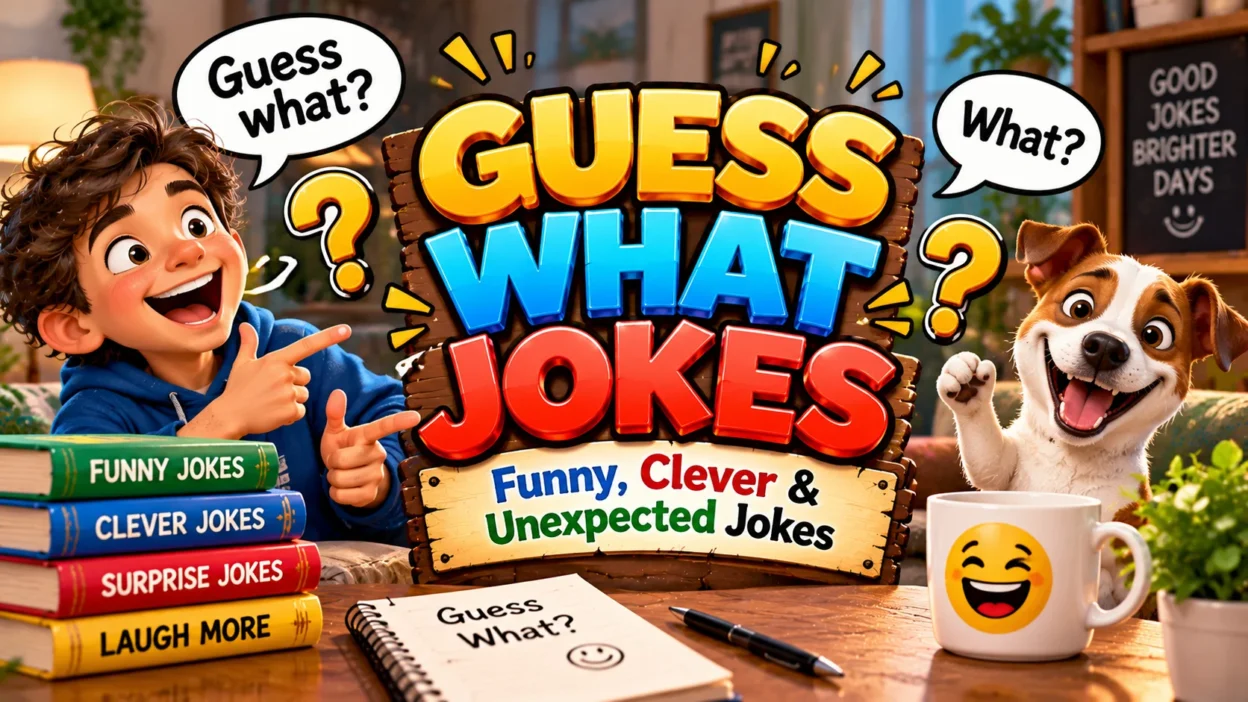 Guess What Jokes Funny, Clever & Unexpected Jokes