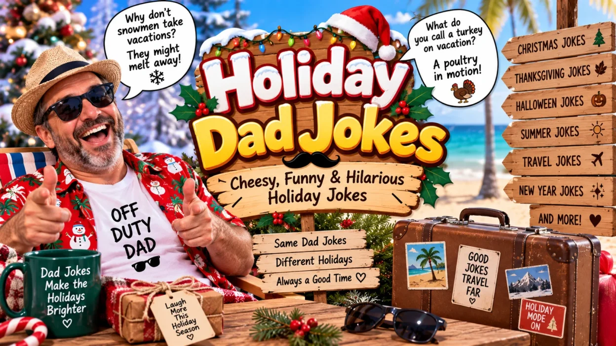 Holiday Dad Jokes Cheesy, Funny & Hilarious Holiday Jokes