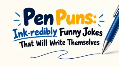 Pen Puns Ink-redibly Funny Jokes That Will Write Themselves