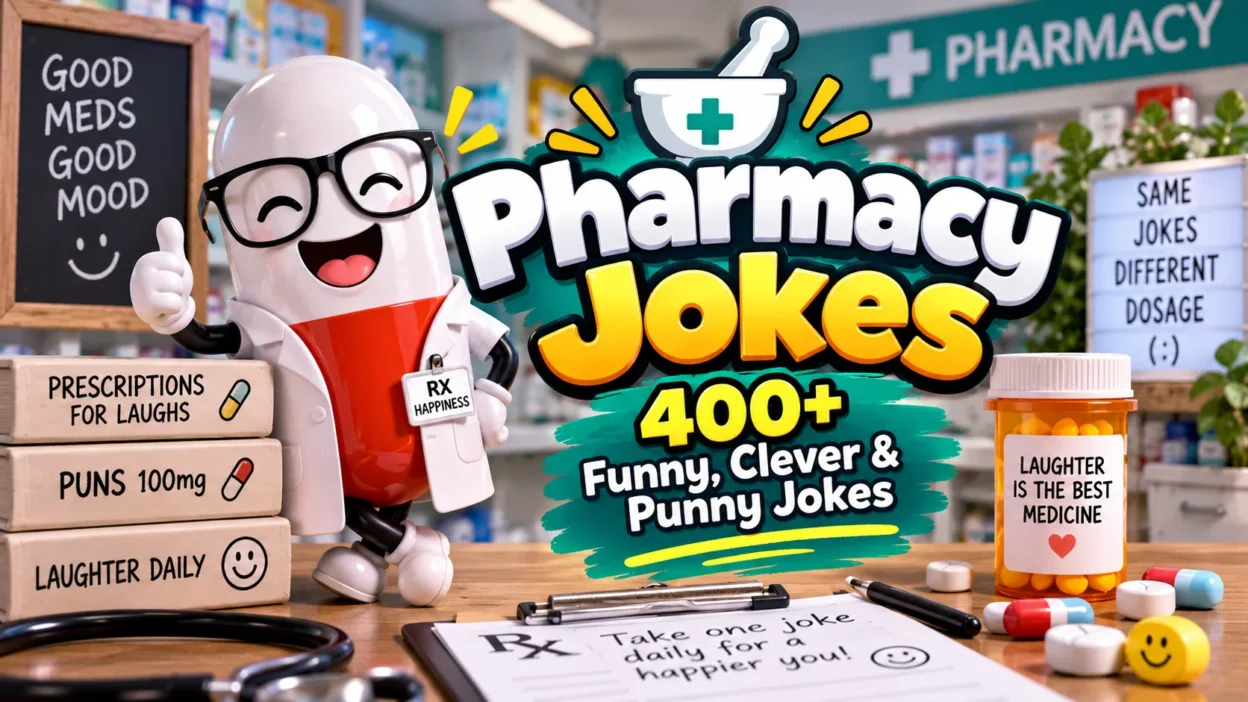 Pharmacy Jokes 400+ Funny, Clever & Punny Jokes